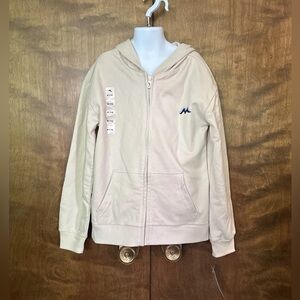 Tommy Bahama Full Zip Beach Graphic Sweatshirt Jacket Boys M 7/8 Hooded Cotton